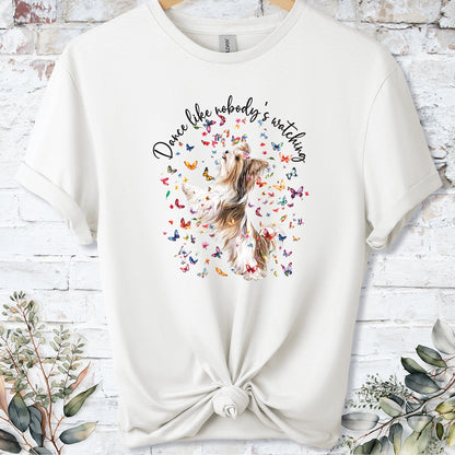Biewer Terrier #1 "Dance like nobody's watching" unisex T shirt