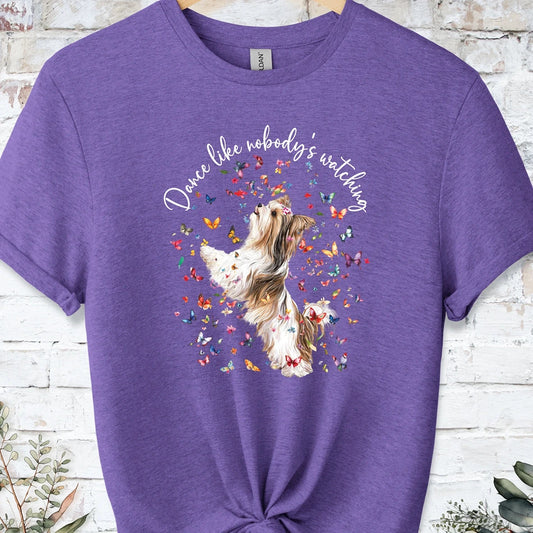Biewer Terrier #1 "Dance like nobody's watching" unisex T shirt