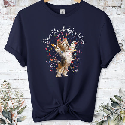 Biewer Terrier #2 "Dance like nobody's watching" unisex T shirt