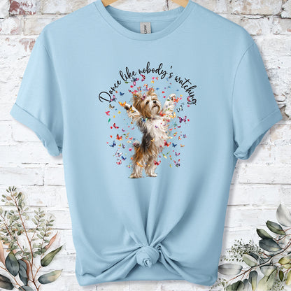 Biewer Terrier #2 "Dance like nobody's watching" unisex T shirt