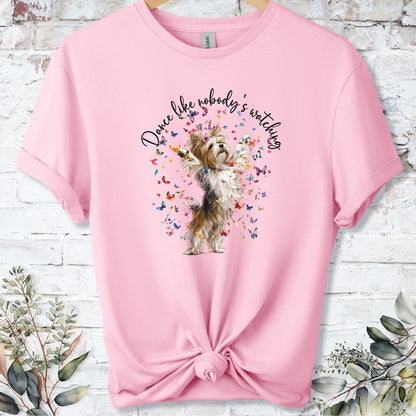 Biewer Terrier #2 "Dance like nobody's watching" unisex T shirt