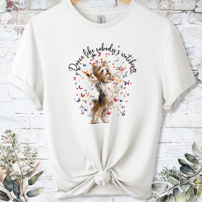 Biewer Terrier #2 "Dance like nobody's watching" unisex T shirt