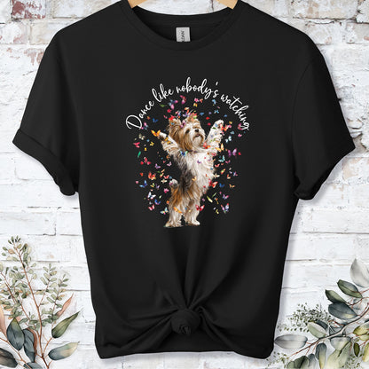 Biewer Terrier #2 "Dance like nobody's watching" unisex T shirt