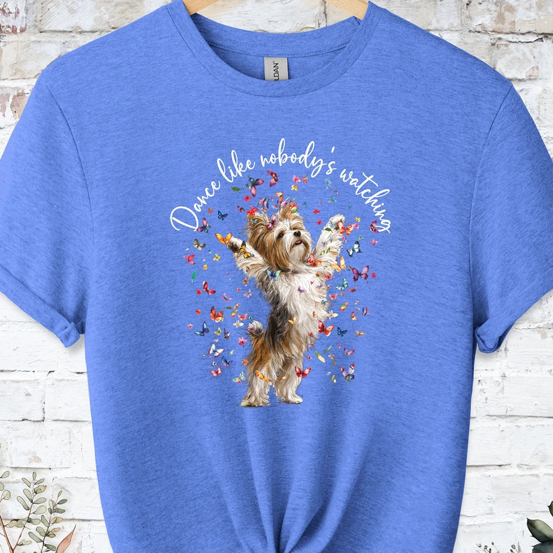Biewer Terrier #2 "Dance like nobody's watching" unisex T shirt