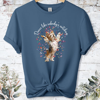 Biewer Terrier #2 "Dance like nobody's watching" unisex T shirt