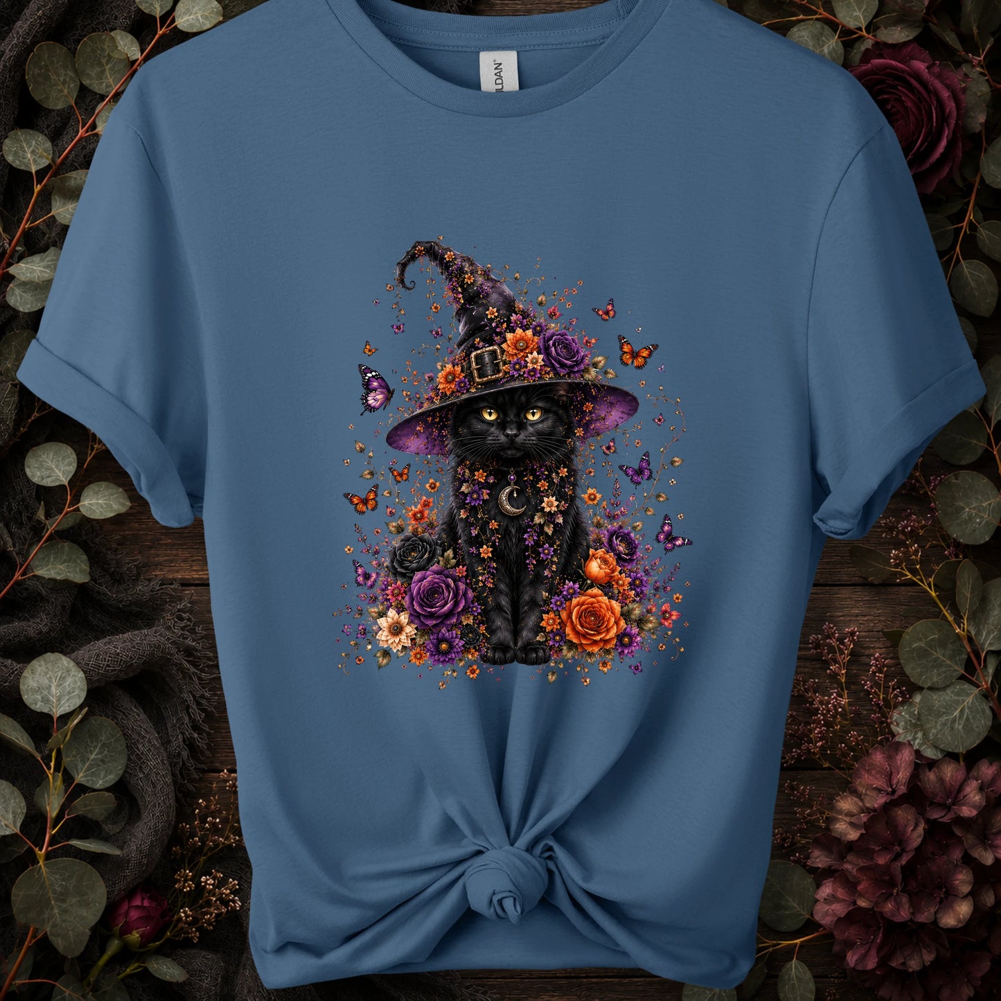 Black Cat #1, Gildan 64000, T shirt