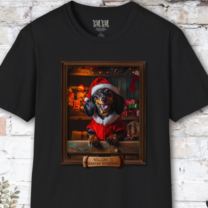 Dachshund #1 Santa's Workshop Unisex T shirt