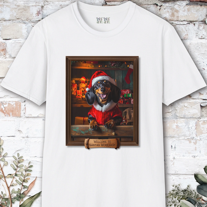 Dachshund #1 Santa's Workshop Unisex T shirt