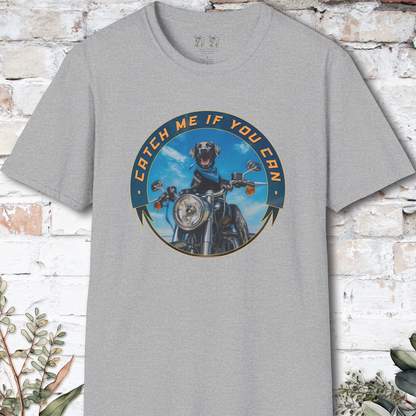 Black Labrador "Catch me  if you can" T-shirt