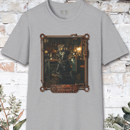 Steampunk Black Labrador Unisex T shirt