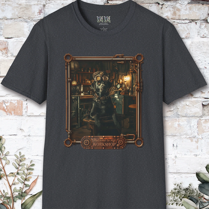 Steampunk Black Labrador Unisex T shirt
