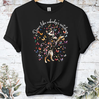 Shiba Inu #1 "Dance like nobody's watching" unisex T shirt