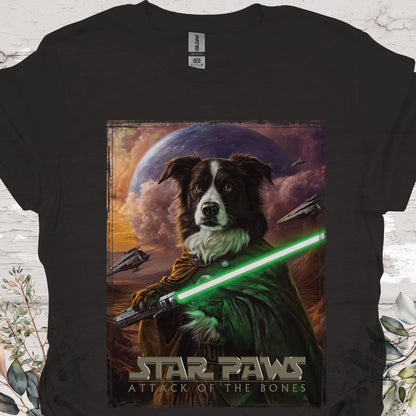 Border Collie #1 Star Paws Unisex T shirt