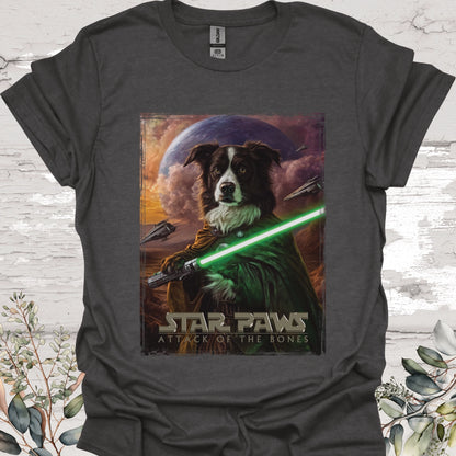 Border Collie #1 Star Paws Unisex T shirt