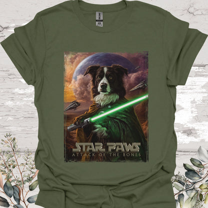 Border Collie #1 Star Paws Unisex T shirt