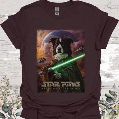 Border Collie #1 Star Paws Unisex T shirt