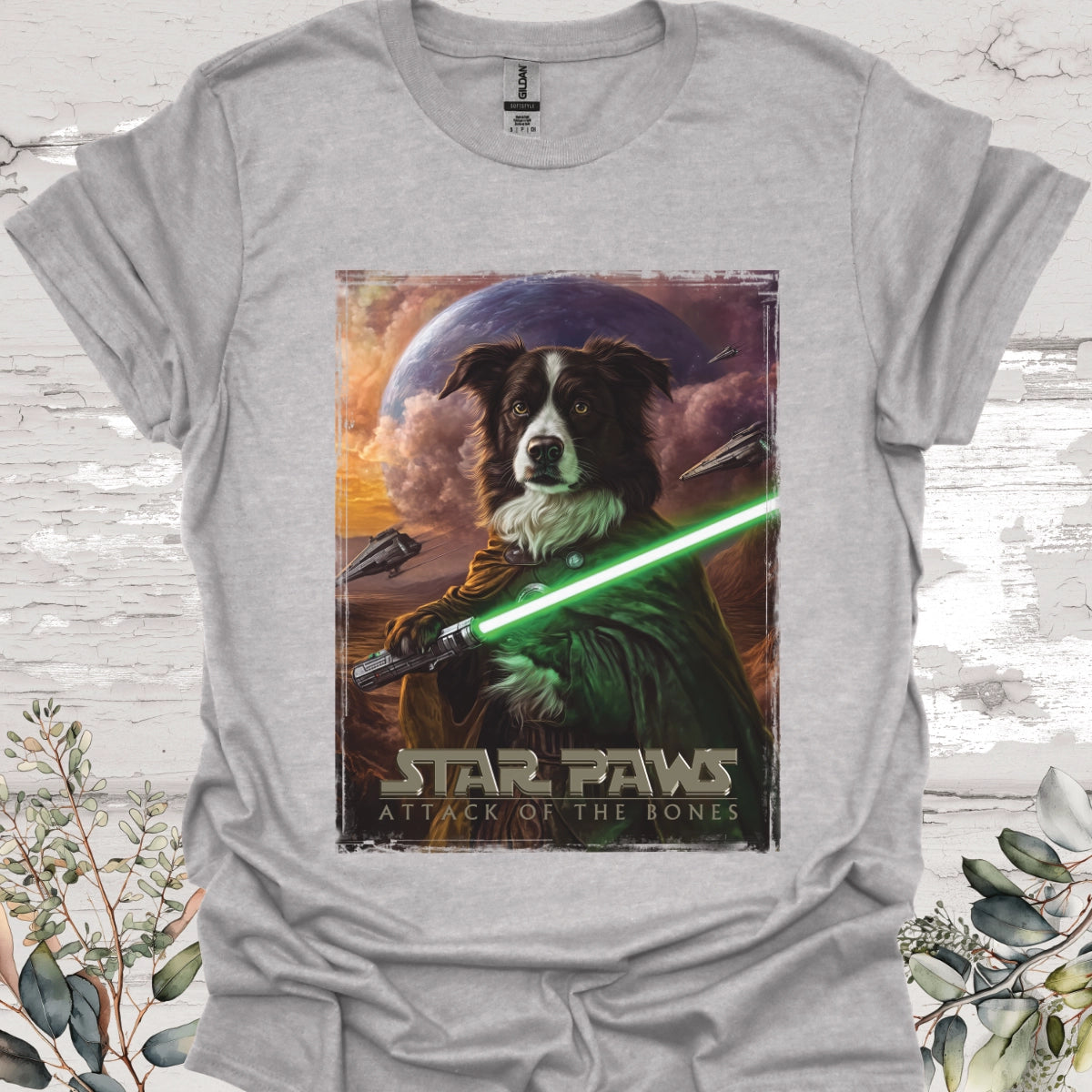 Border Collie #1 Star Paws Unisex T shirt