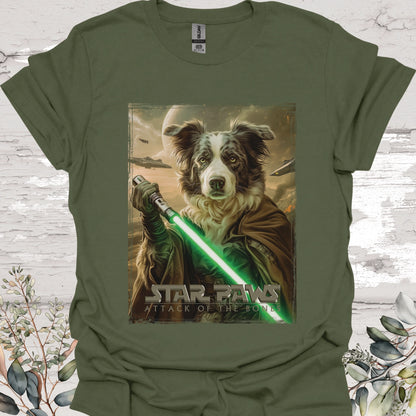 Border Collie #2 Star Paws Unisex T shirt