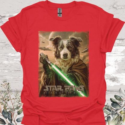 Border Collie #2 Star Paws Unisex T shirt