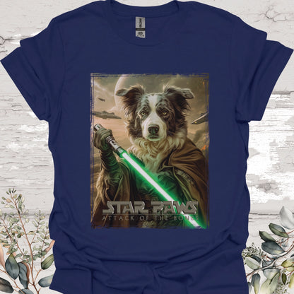 Border Collie #2 Star Paws Unisex T shirt