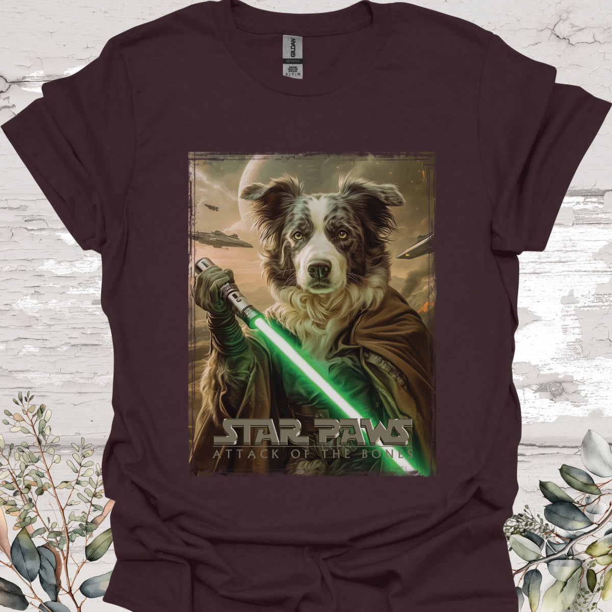 Border Collie #2 Star Paws Unisex T shirt