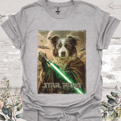 Border Collie #2 Star Paws Unisex T shirt