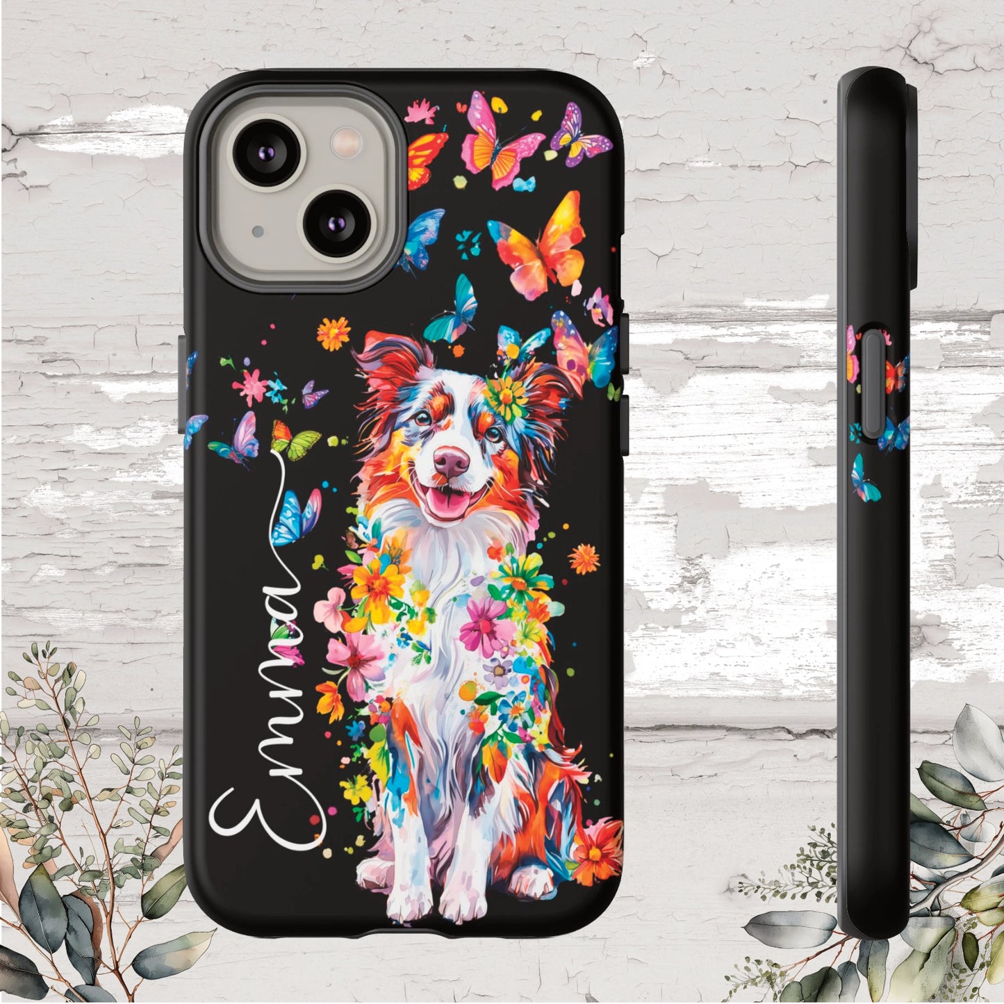 Border Collie #1 Personalized Tough Phone Case