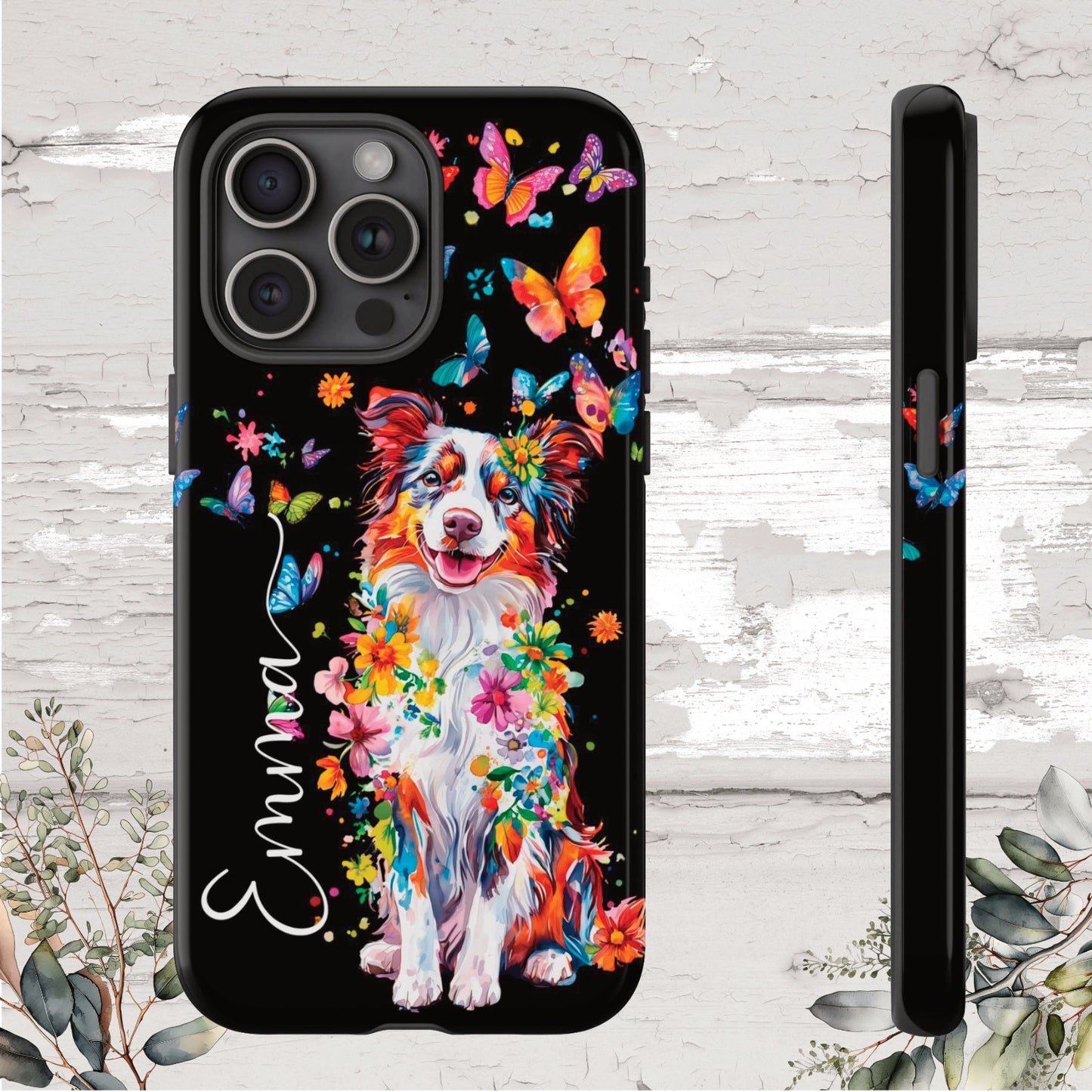 Border Collie #1 Personalized Tough Phone Case