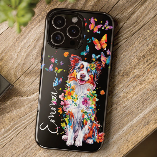 Border Collie #1 Personalized Tough Phone Case