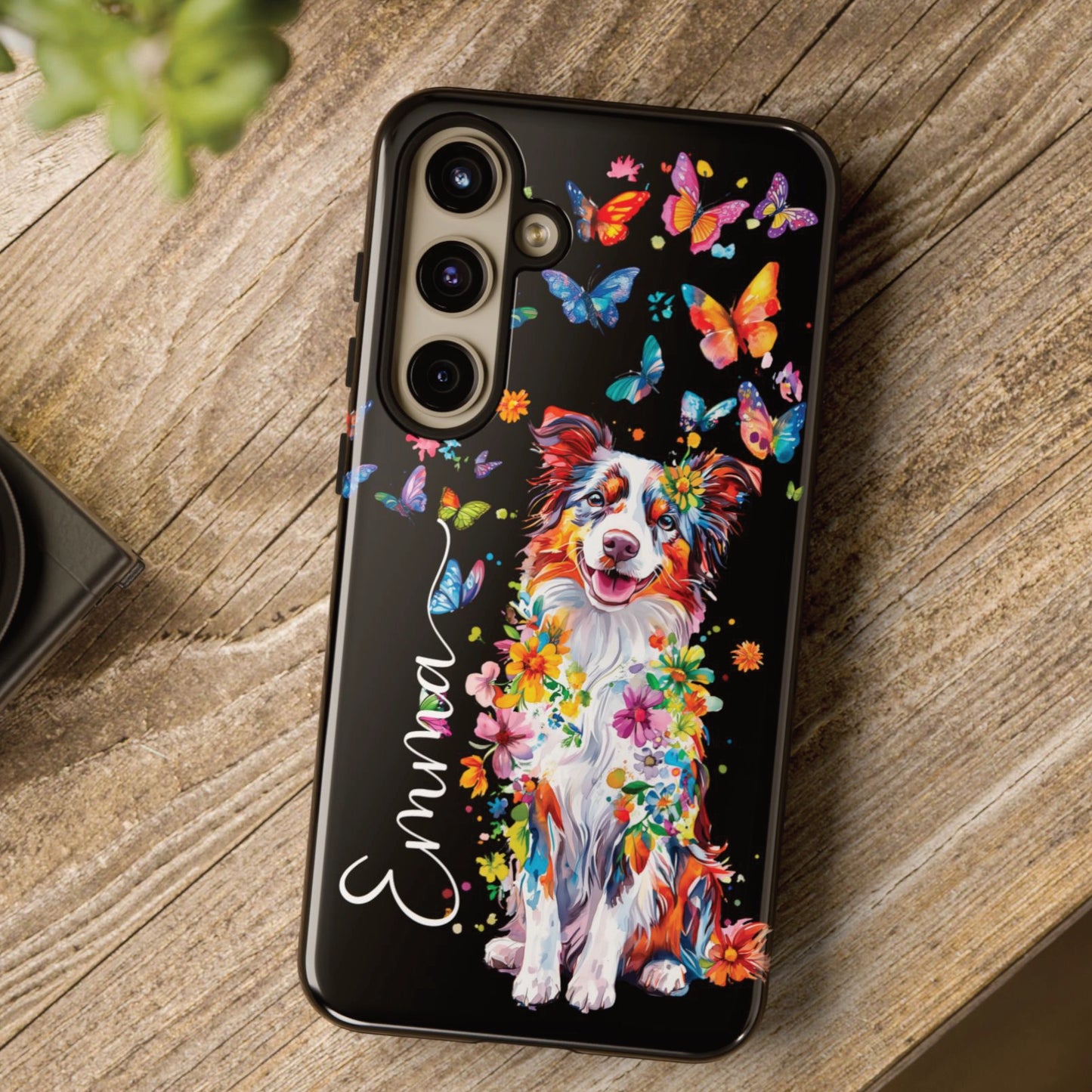 Border Collie #1 Personalized Tough Phone Case