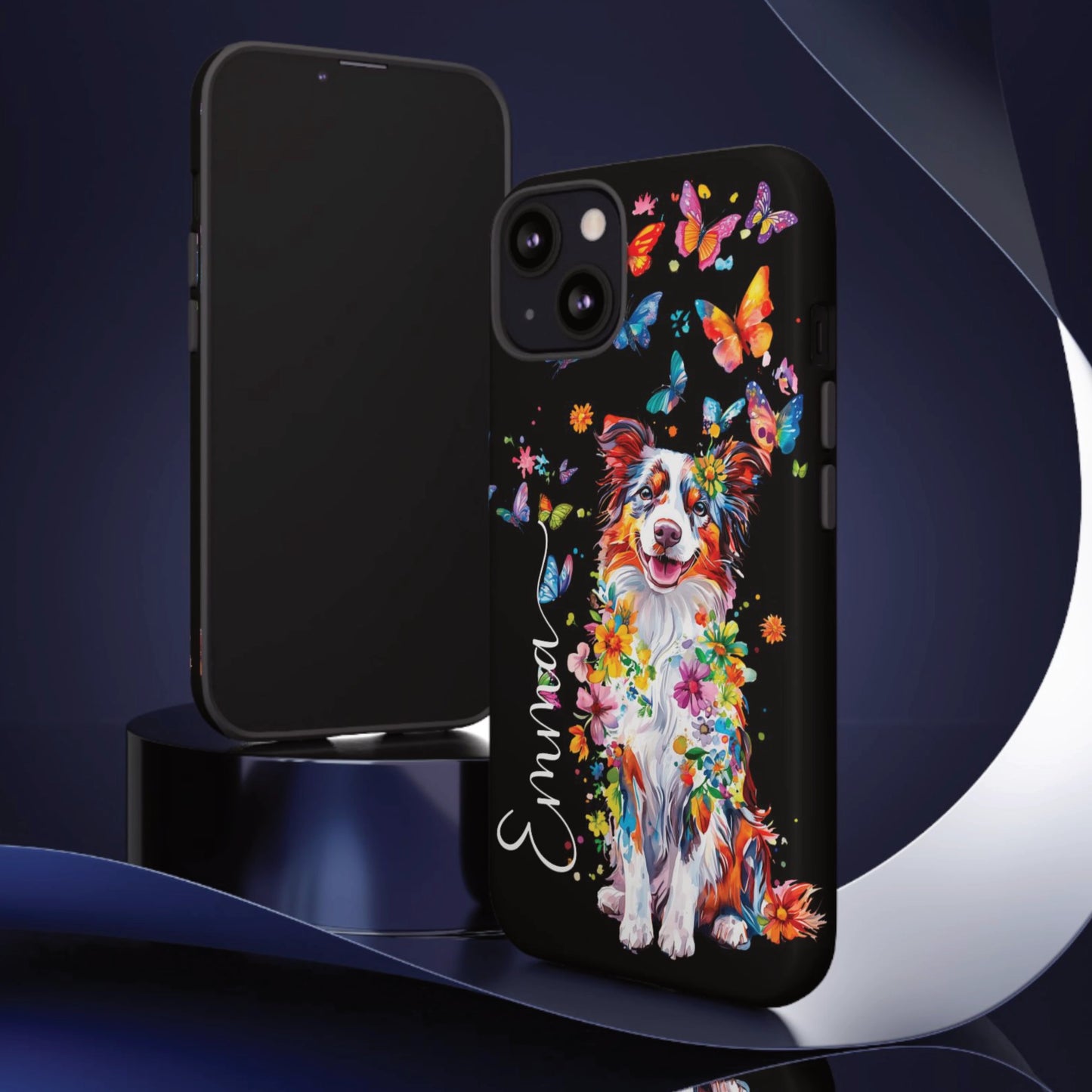 Border Collie #1 Personalized Tough Phone Case