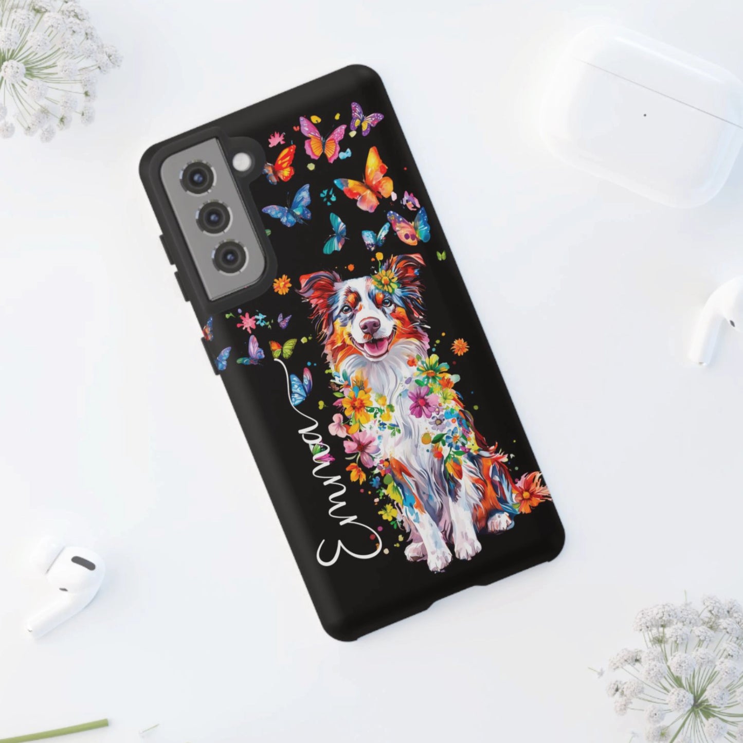 Border Collie #1 Personalized Tough Phone Case