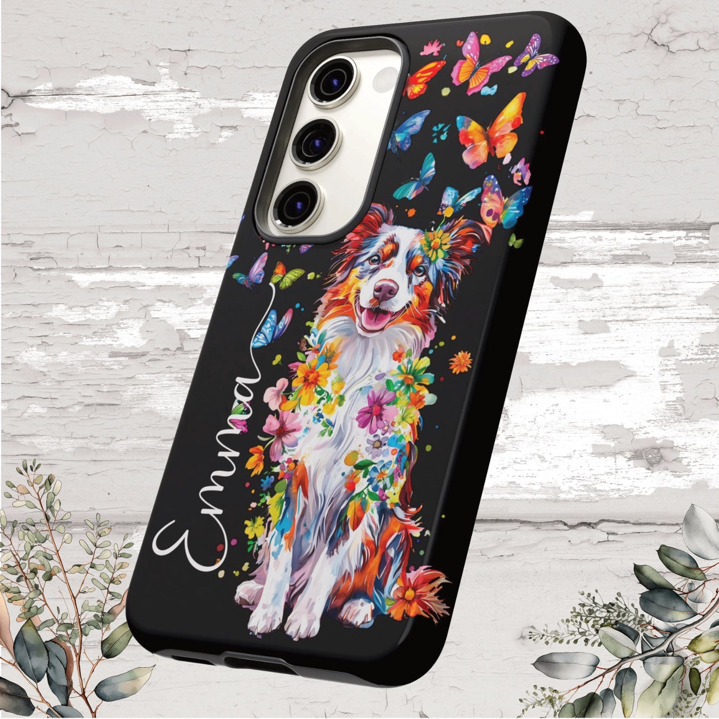 Border Collie #1 Personalized Tough Phone Case