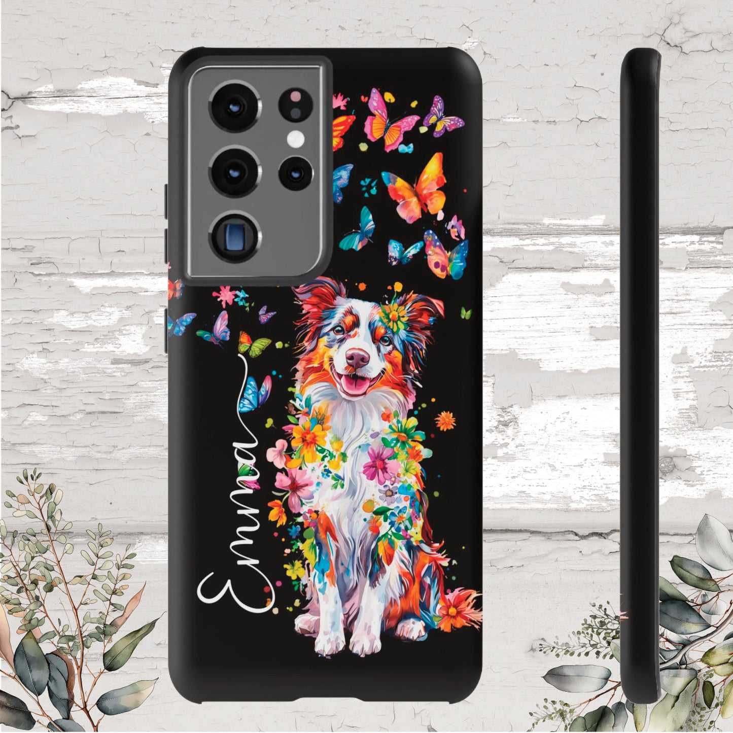 Border Collie #1 Personalized Tough Phone Case