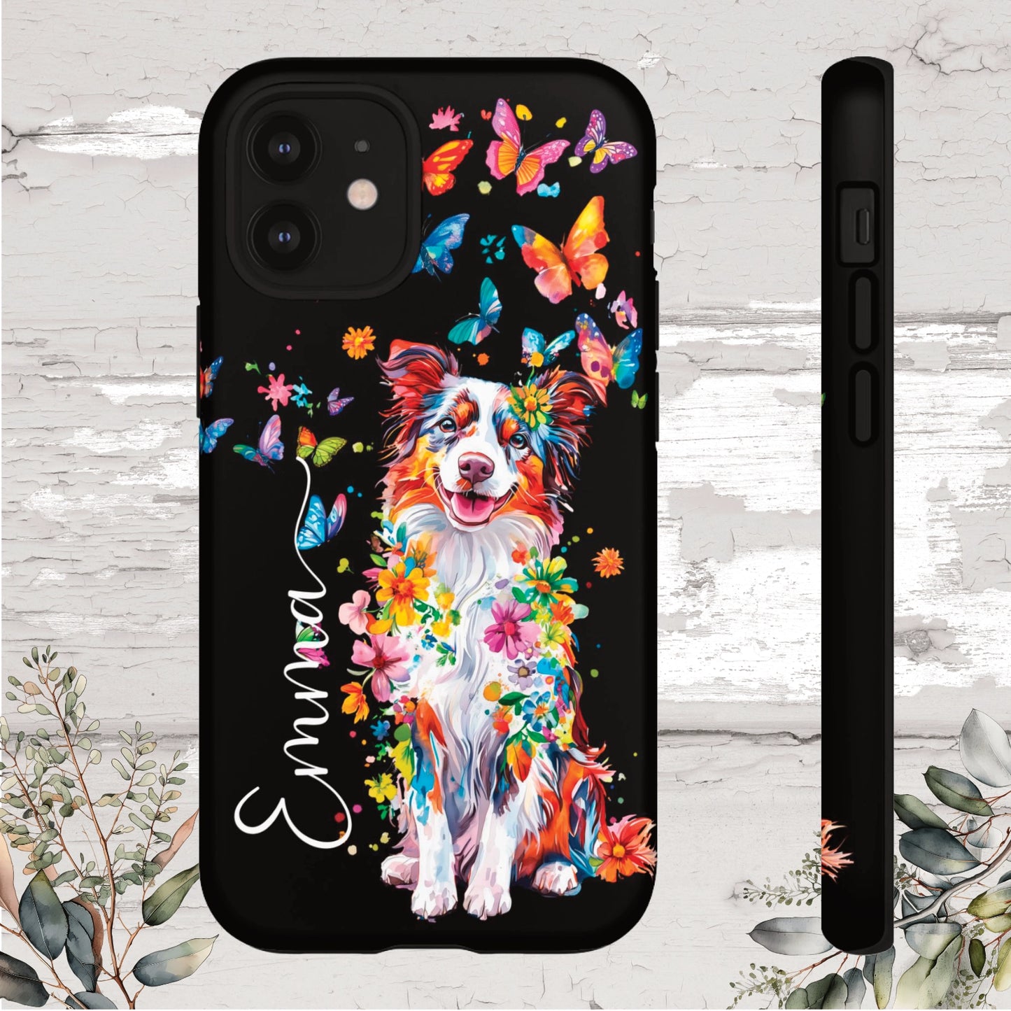 Border Collie #1 Personalized Tough Phone Case