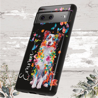 Border Collie #1 Personalized Tough Phone Case