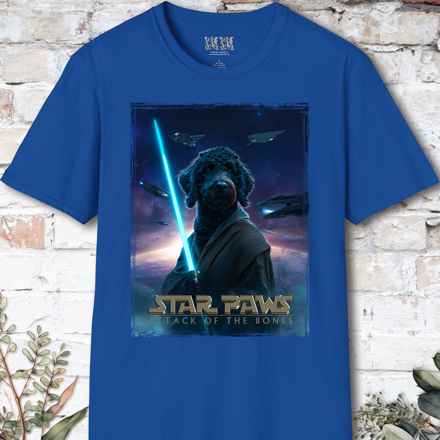 Bordoodle Star Paws Unisex T shirt