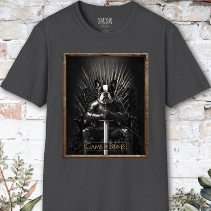 Boston Terrier, Game of Bones, unisex T shirt