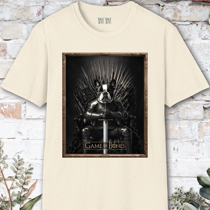 Boston Terrier, Game of Bones, unisex T shirt
