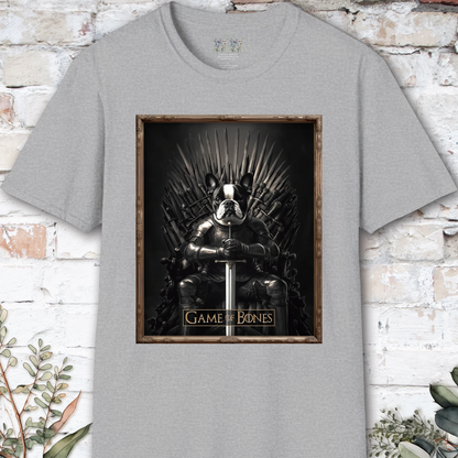 Boston Terrier, Game of Bones, unisex T shirt