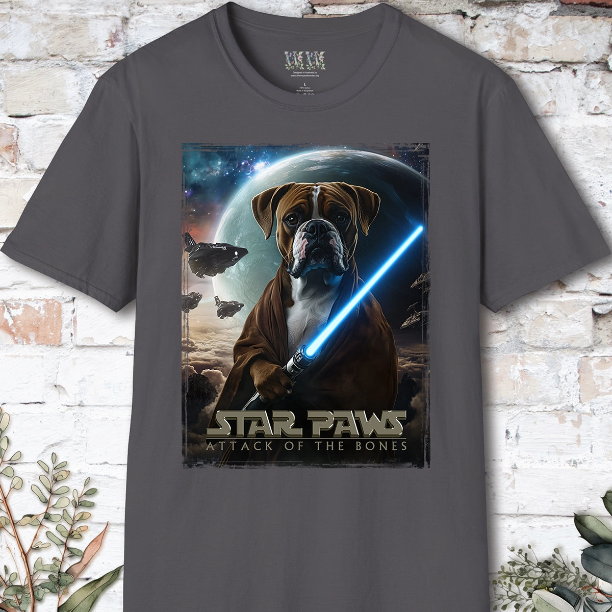 Boxer #1 Star Paws Unisex T shirt