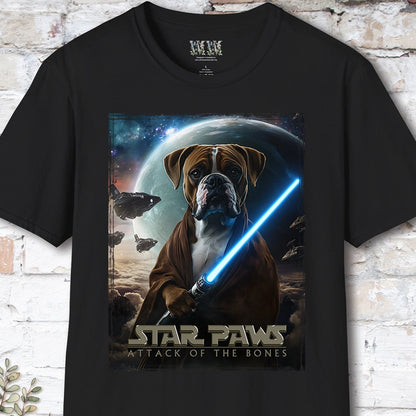 Boxer #1 Star Paws Unisex T shirt