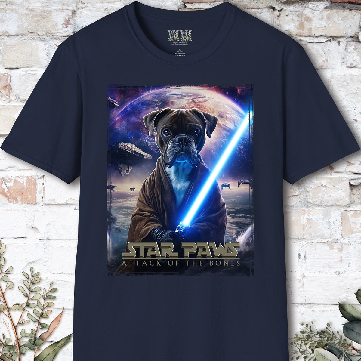 Boxer #4 Star Paws Unisex T shirt