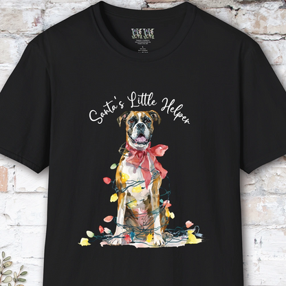 Boxer #1 Santa's little helper, unisex T shirt