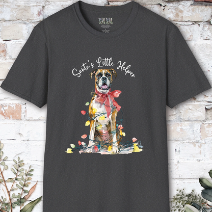 Boxer #1 Santa's little helper, unisex T shirt