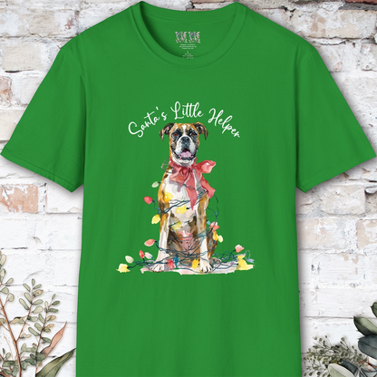 Boxer #1 Santa's little helper, unisex T shirt