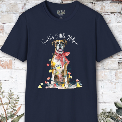 Boxer #1 Santa's little helper, unisex T shirt