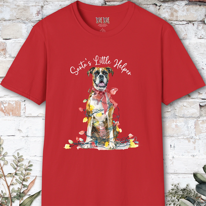 Boxer #1 Santa's little helper, unisex T shirt