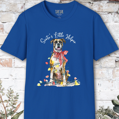 Boxer #1 Santa's little helper, unisex T shirt