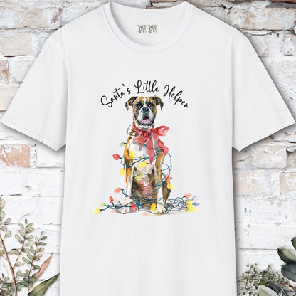 Boxer #1 Santa's little helper, unisex T shirt